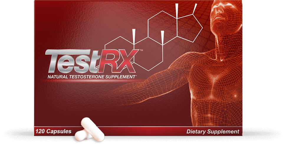 TestRX Natural Testosterone Booster Supplement